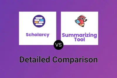 Scholarcy vs Summarizing Tool