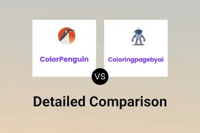 ColorPenguin vs Coloringpagebyai