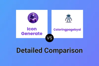 Icon Generate vs Coloringpagebyai