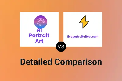 AI Portrait Art vs liveportraitaitool.com