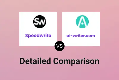 Speedwrite vs ai-writer.com