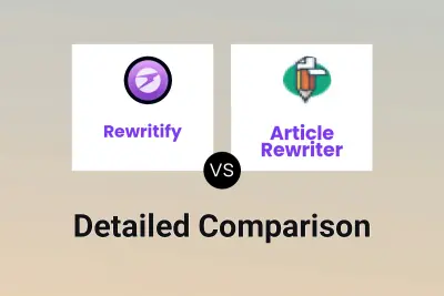 Rewritify vs Article Rewriter