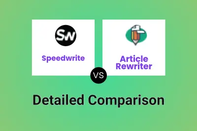 Speedwrite vs Article Rewriter