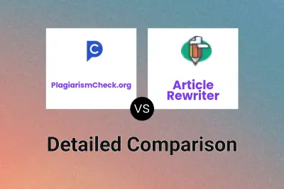 PlagiarismCheck.org vs Article Rewriter