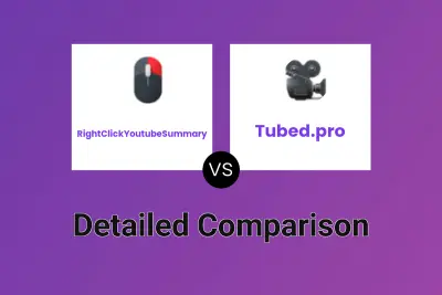 RightClickYoutubeSummary vs Tubed.pro