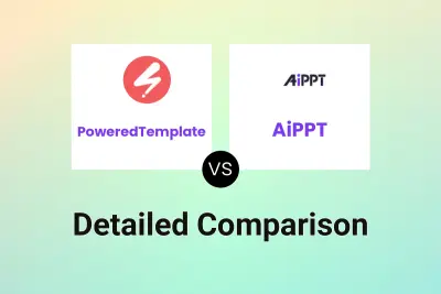 PoweredTemplate vs AiPPT