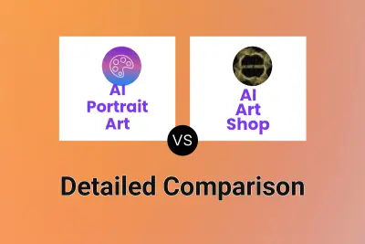 AI Portrait Art vs AI Art Shop