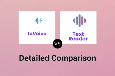 toVoice vs Text Reader