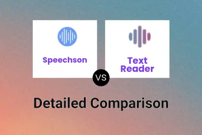 Speechson vs Text Reader