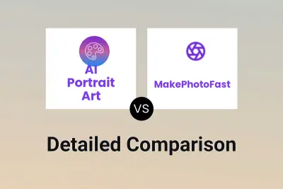 AI Portrait Art vs MakePhotoFast