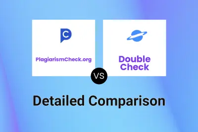 PlagiarismCheck.org vs Double Check