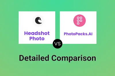 Headshot Photo vs PhotoPacks.AI