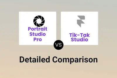 Portrait Studio Pro vs Tik-Tak Studio