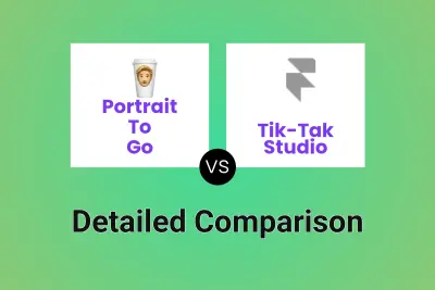 Portrait To Go vs Tik-Tak Studio