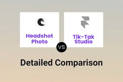 Headshot Photo vs Tik-Tak Studio