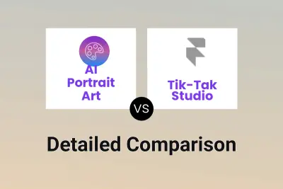 AI Portrait Art vs Tik-Tak Studio