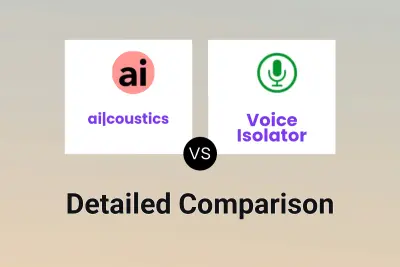 ai|coustics vs Voice Isolator