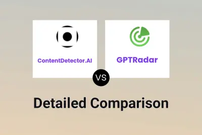 ContentDetector.AI vs GPTRadar