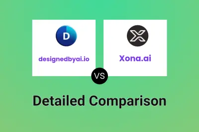 designedbyai.io vs Xona.ai Detailed comparison features, price