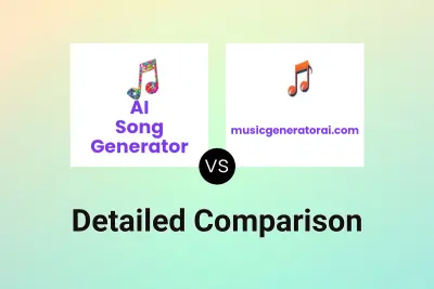 AI Song Generator vs musicgeneratorai.com