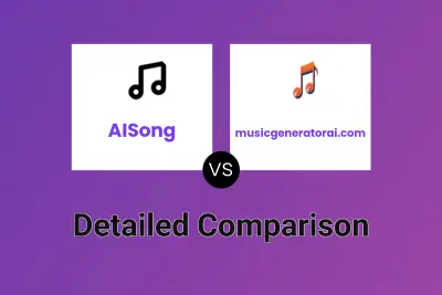 AISong vs musicgeneratorai.com