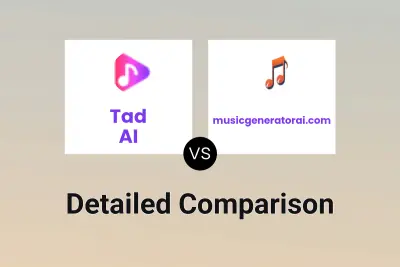 Tad AI vs musicgeneratorai.com