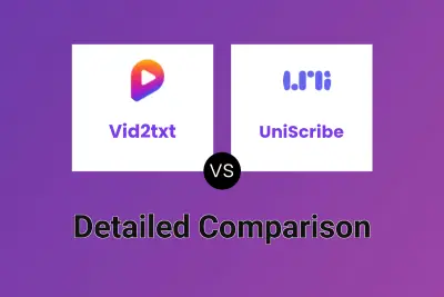 Vid2txt vs UniScribe