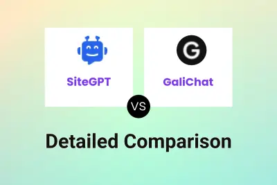 SiteGPT vs GaliChat Detailed comparison features, price