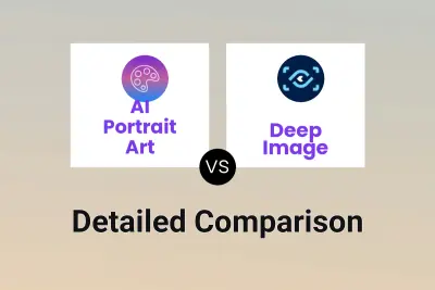 AI Portrait Art vs Deep Image