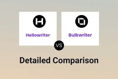 Hellowriter vs Bulkwriter