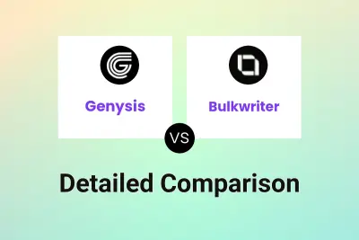 Genysis vs Bulkwriter