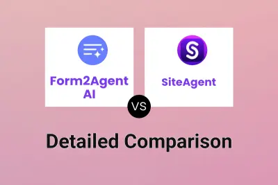 Form2Agent AI vs SiteAgent