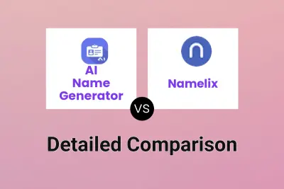 AI Name Generator vs Namelix