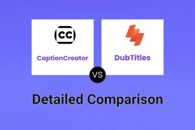 CaptionCreator vs DubTitles Detailed comparison features, price