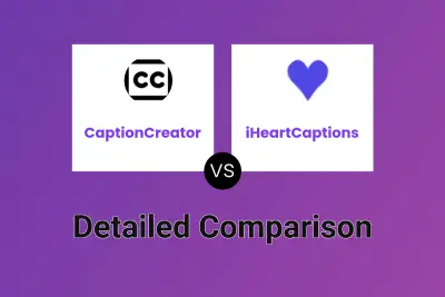 CaptionCreator vs iHeartCaptions Detailed comparison features, price