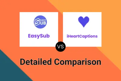 EasySub vs iHeartCaptions Detailed comparison features, price