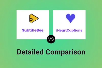 SubtitleBee vs iHeartCaptions Detailed comparison features, price