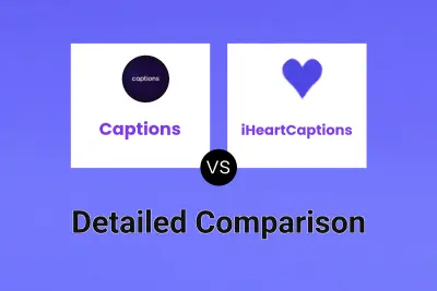 Captions vs iHeartCaptions Detailed comparison features, price