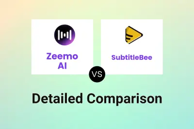 Zeemo AI vs SubtitleBee Detailed comparison features, price