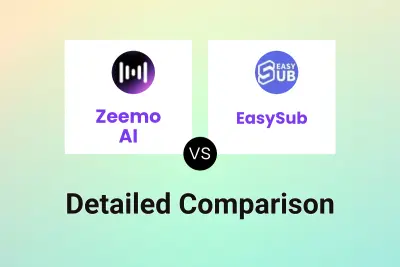 Zeemo AI vs EasySub Detailed comparison features, price