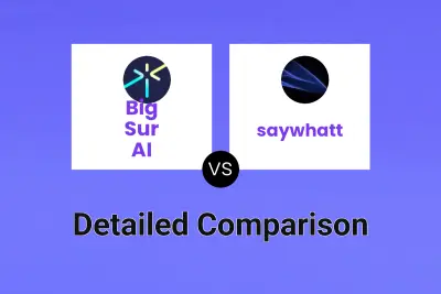 Big Sur AI vs saywhatt