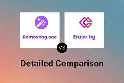 Removebg.one vs Erase.bg Detailed comparison features, price