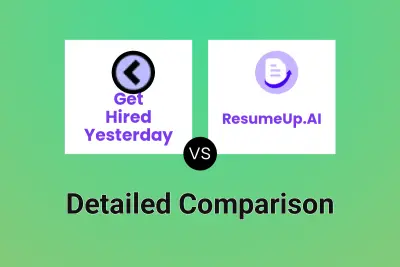 Get Hired Yesterday vs ResumeUp.AI