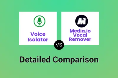 Voice Isolator vs Media.io Vocal Remover