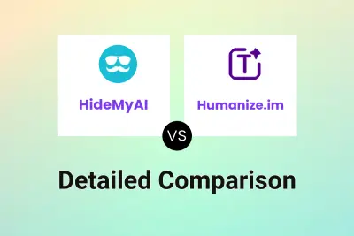 HideMyAI vs Humanize.im Detailed comparison features, price