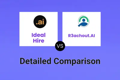 Ideal Hire vs R3achout.AI Detailed comparison features, price