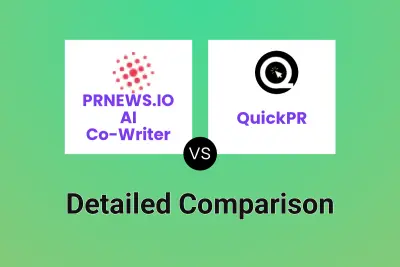 PRNEWS.IO AI Co-Writer vs QuickPR