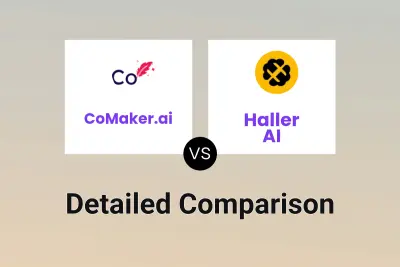 CoMaker.ai vs Haller AI Detailed comparison features, price