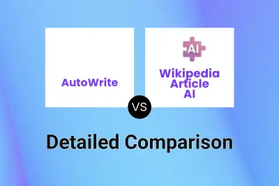 AutoWrite vs Wikipedia Article AI