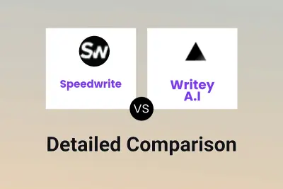 Speedwrite vs Writey A.I